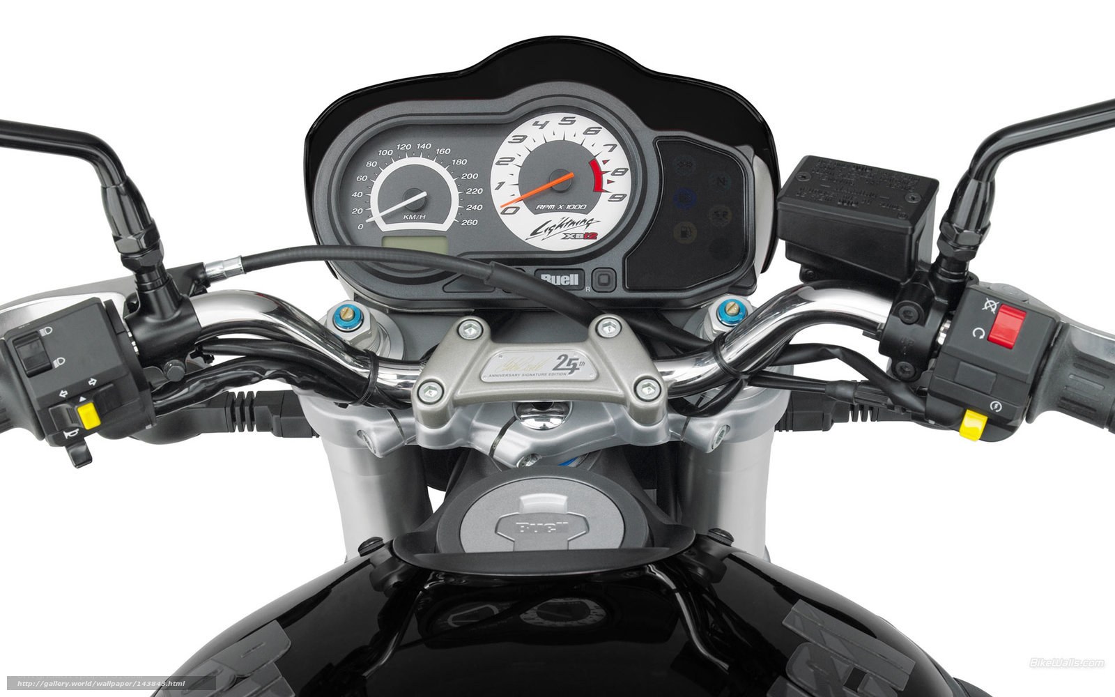 Ducati motorcycle dashboard