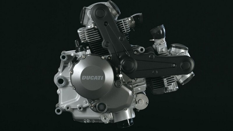 Ducati Motorcycle Engine — Black, Dramatic, Photograph, Cylinder, Camshaft