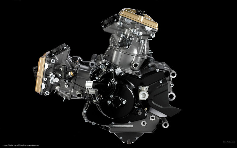 Ducati Motorcycle Engine — Black, Dramatic, Photograph, Gold Cover