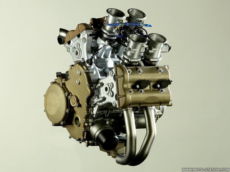 Ducati Motorcycle Engine — Silver, Technical