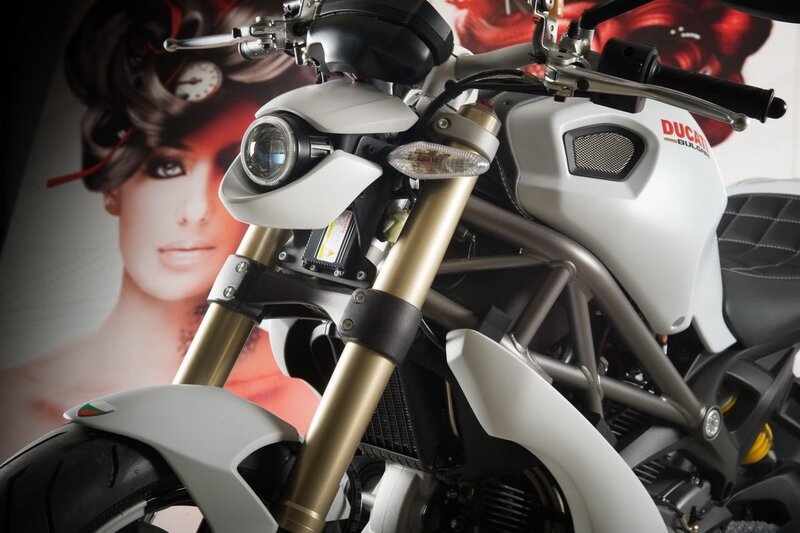 Ducati motorcycle front view