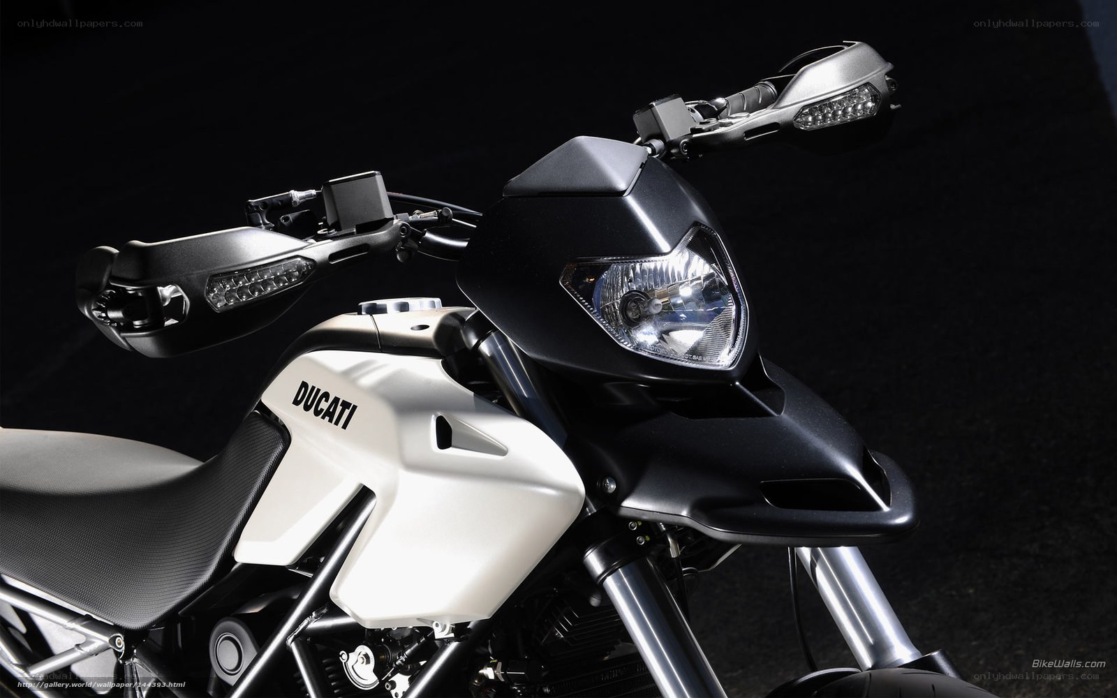 Ducati motorcycle front view