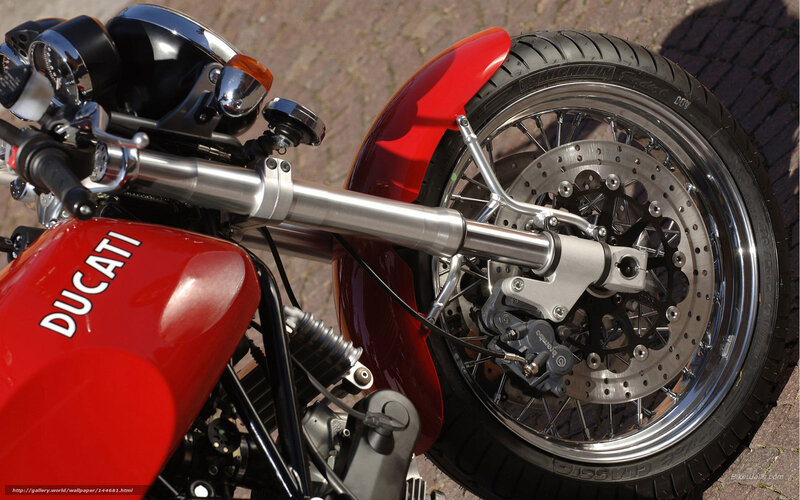 Ducati motorcycle front view
