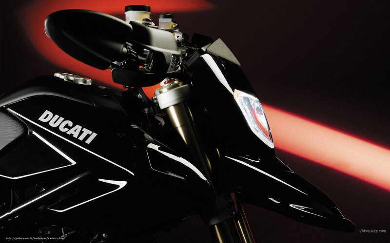 Ducati motorcycle front view