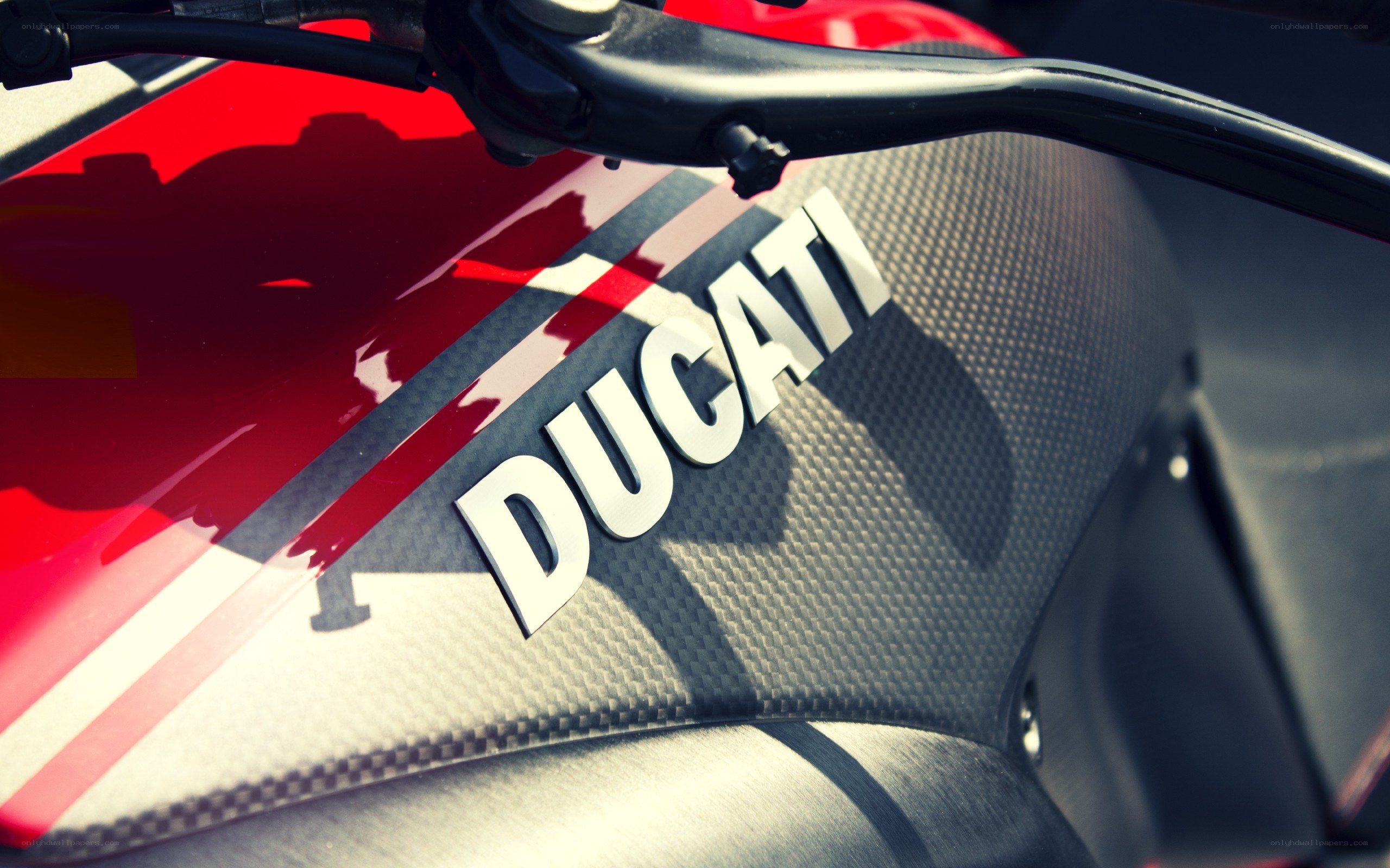 Ducati motorcycle fuel tank