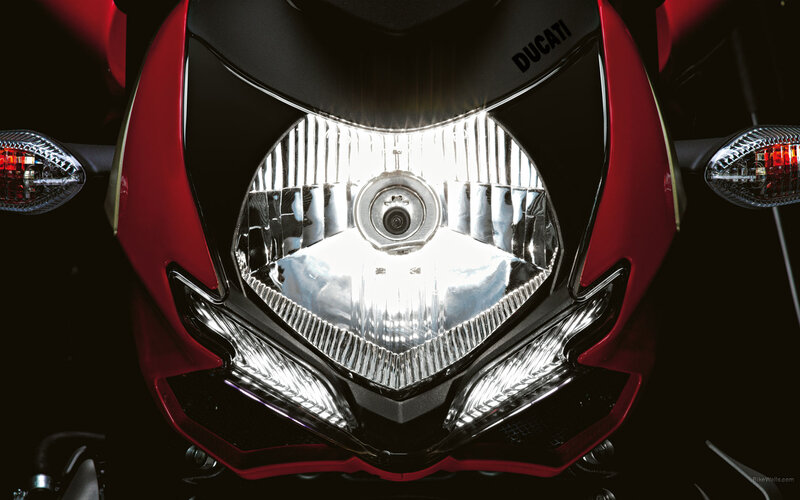 Ducati motorcycle headlight
