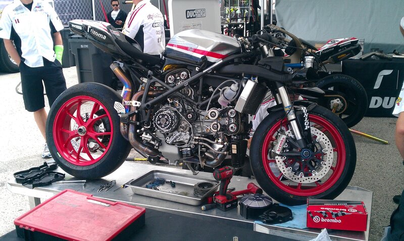 Ducati motorcycle maintenance
