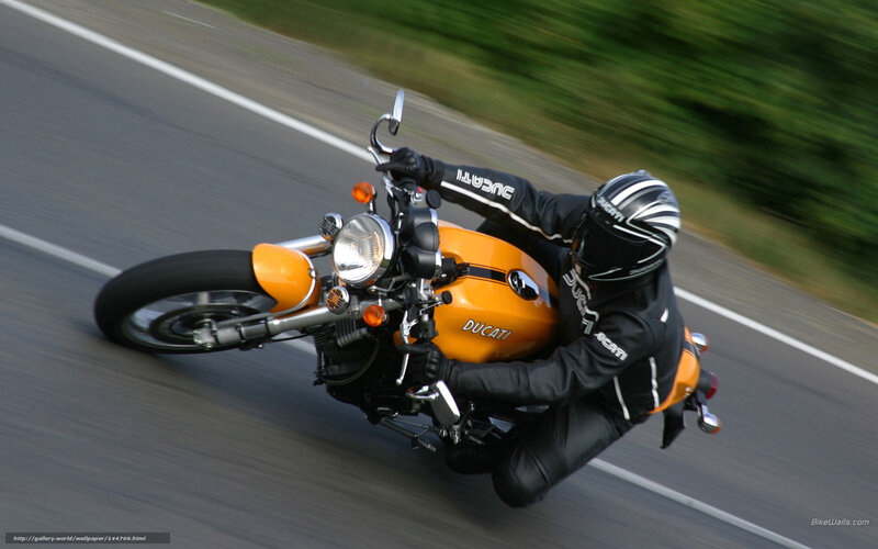 Ducati motorcycle on road