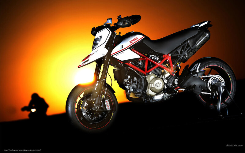 Ducati Motorcycle — Orange