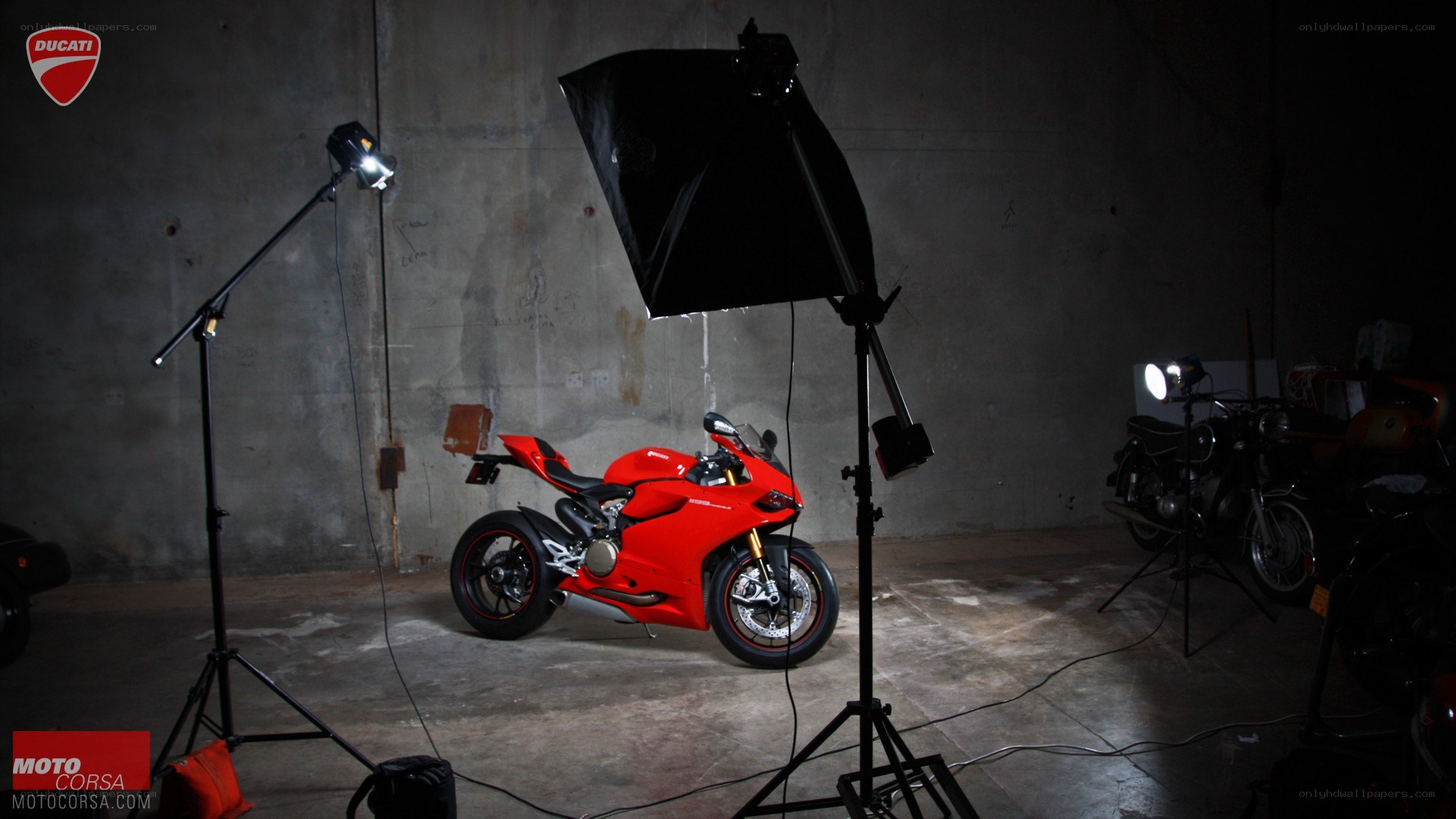 Ducati motorcycle photo shoot