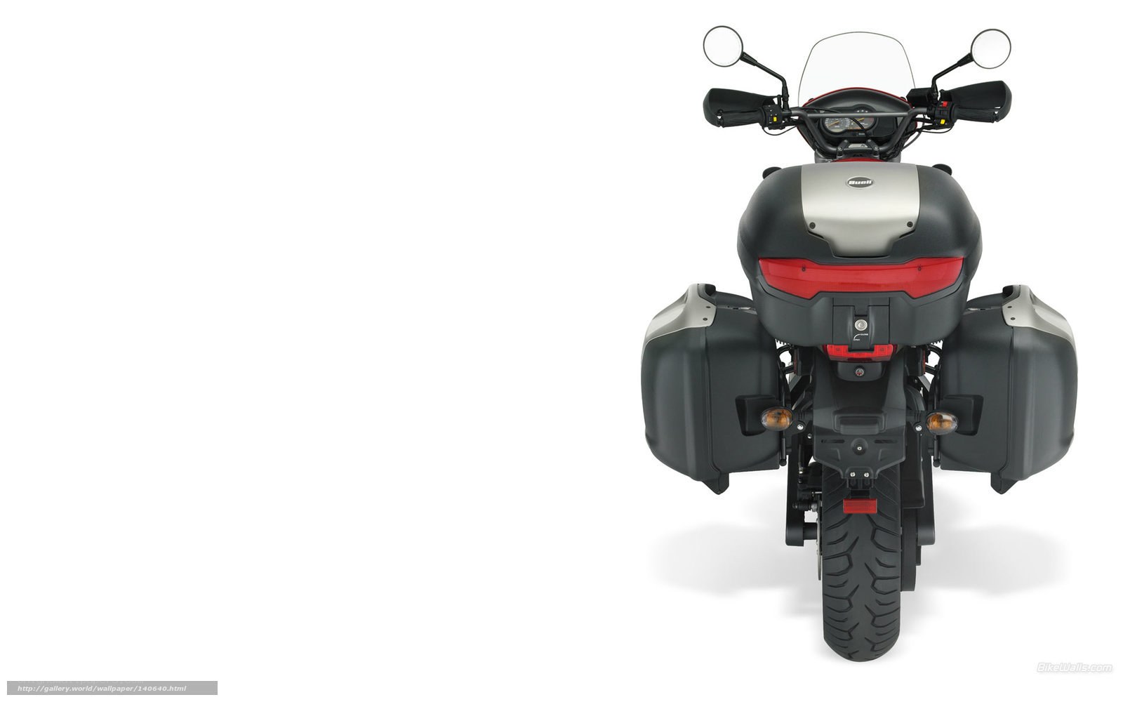 Ducati motorcycle rear view