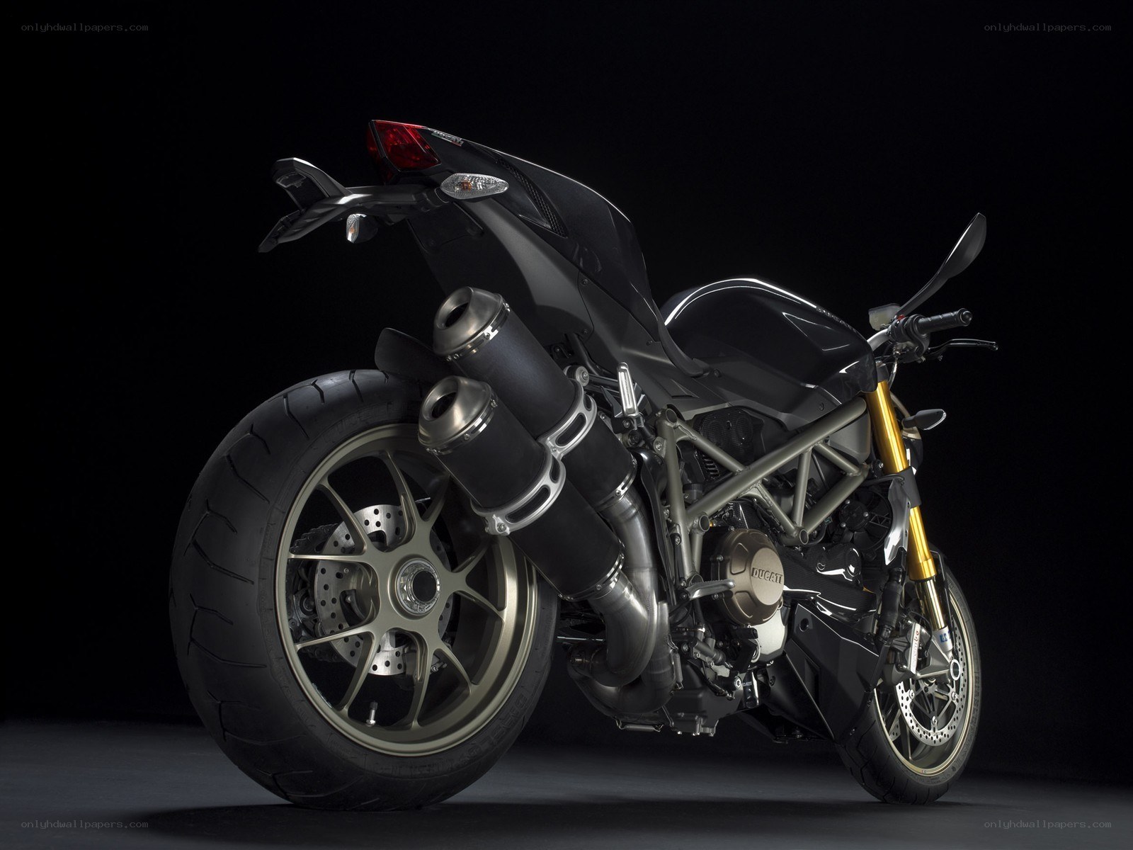 Ducati motorcycle side profile