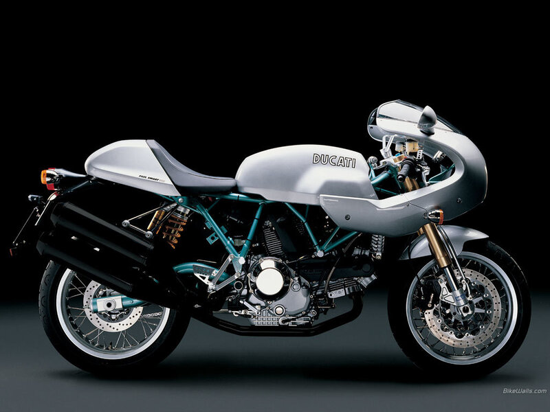 Ducati motorcycle side profile