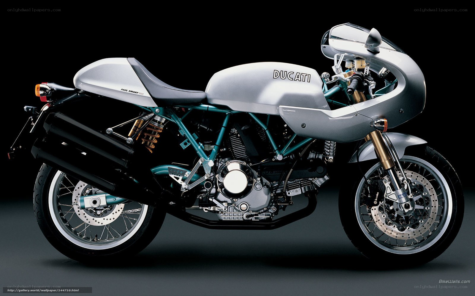 Ducati motorcycle side profile