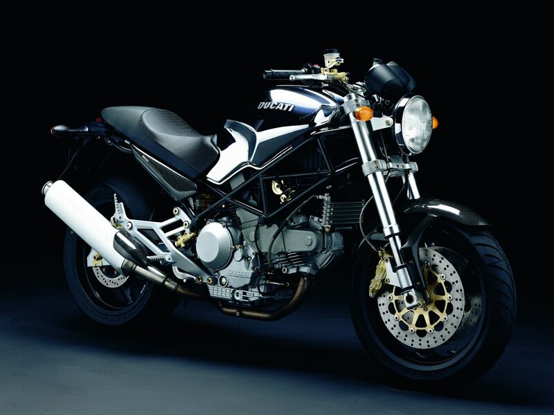 Ducati motorcycle studio shot