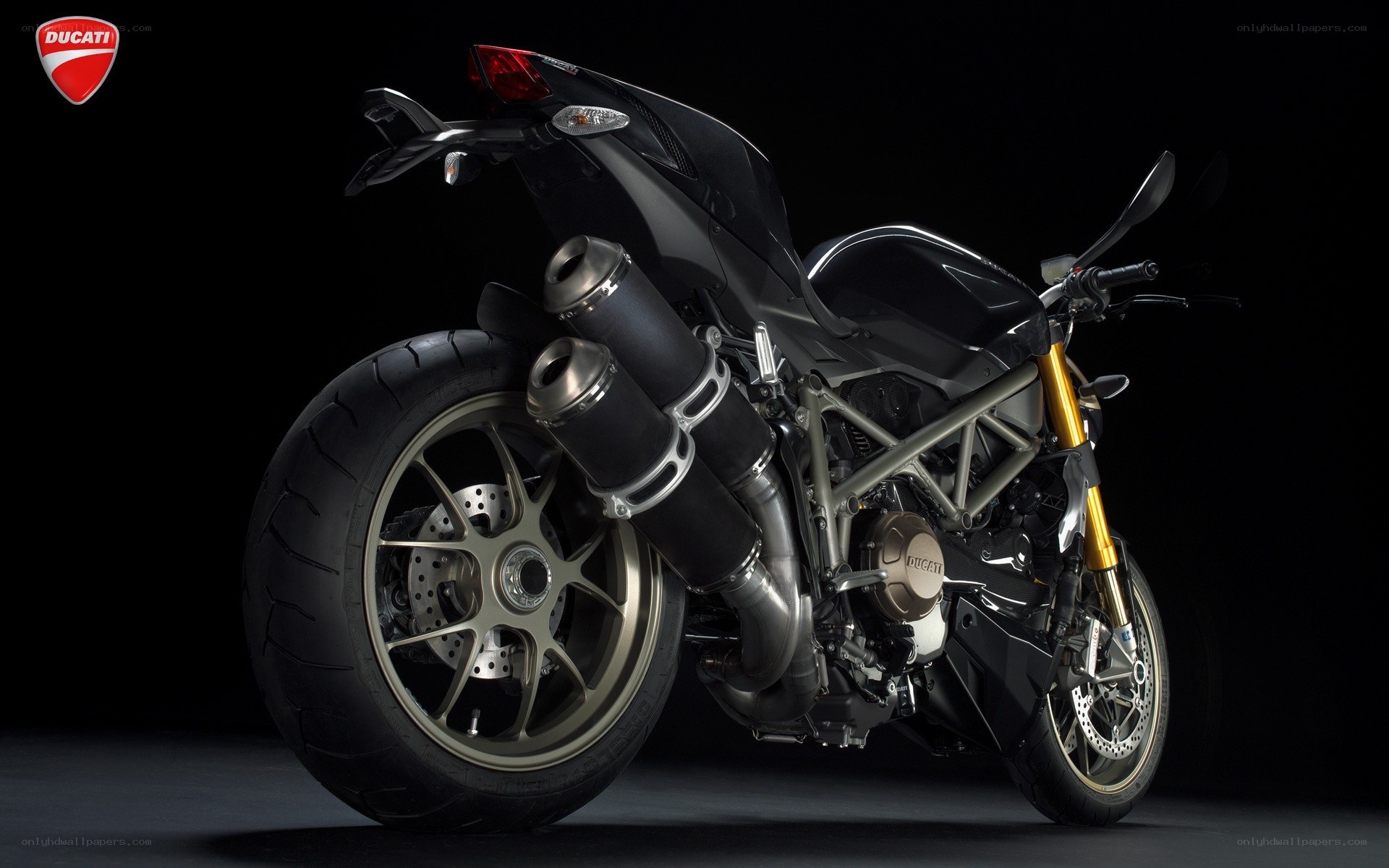 Ducati motorcycle studio shot