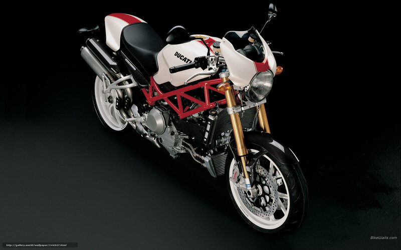 Ducati motorcycle studio shot
