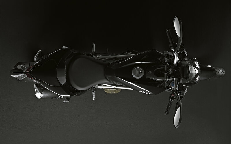 Ducati motorcycle top view