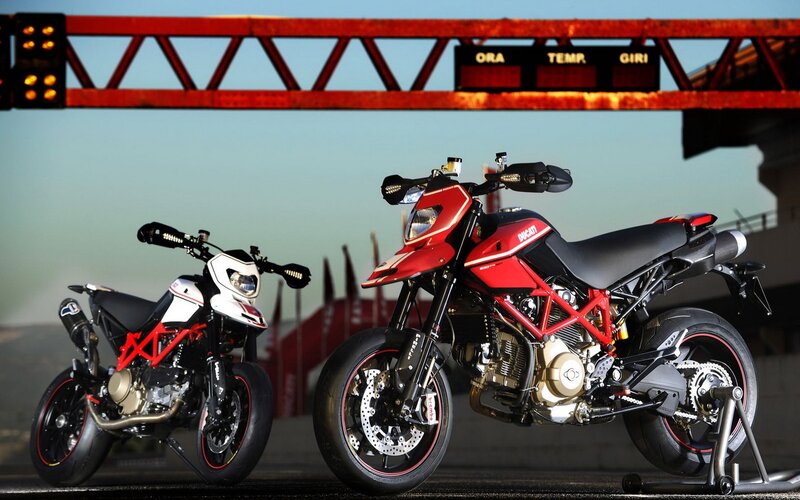 Ducati motorcycles at racetrack