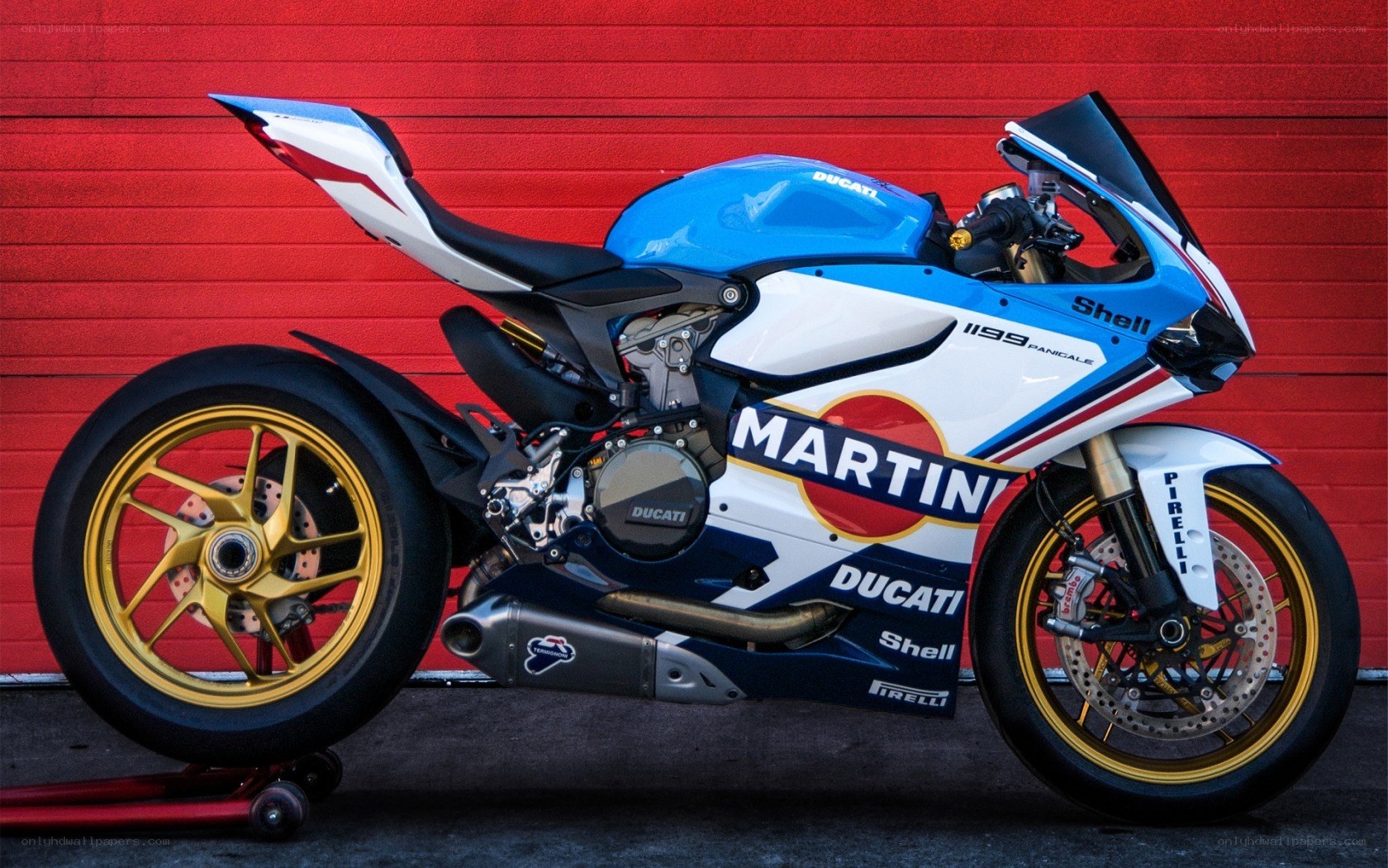 Ducati Panigale with Martini livery