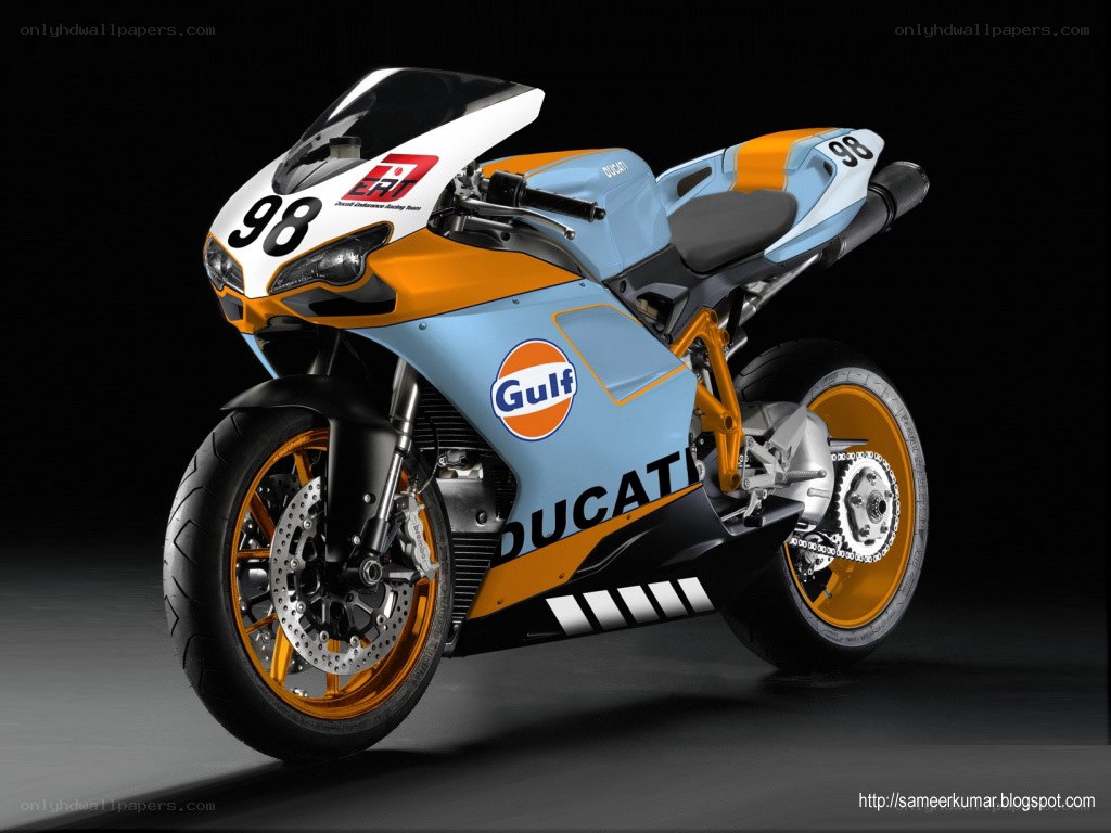 Ducati racing motorcycle