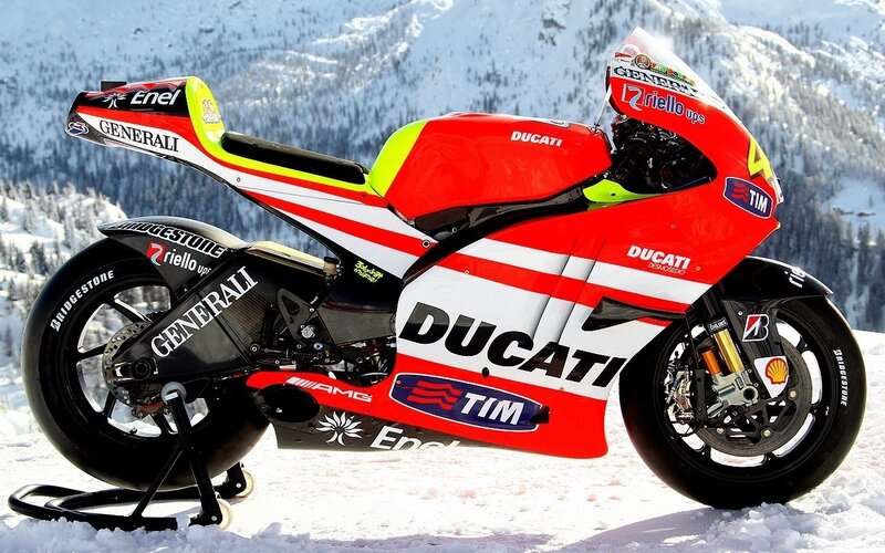 Ducati Racing Motorcycle — Red