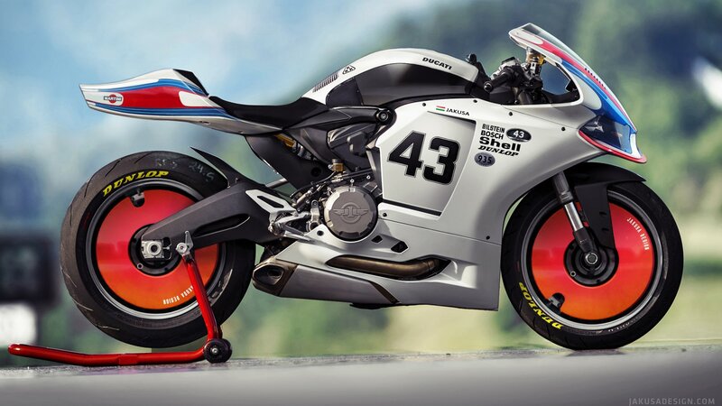 Ducati Racing Motorcycle — Silver
