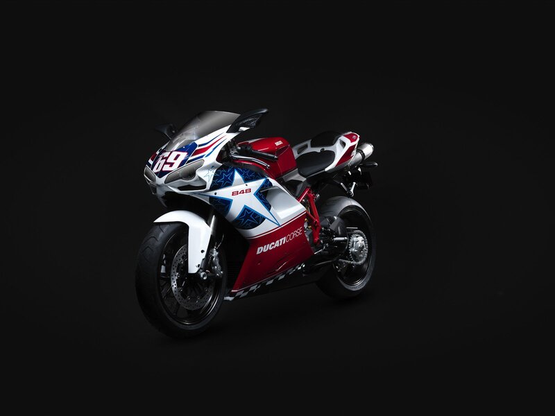 Ducati Sport Motorcycle — Black