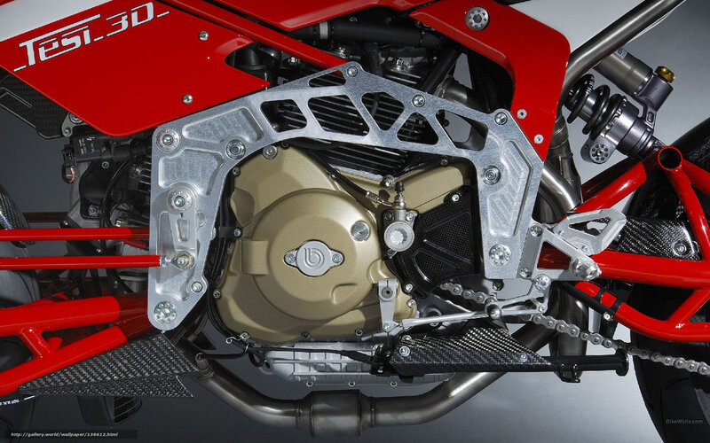 Ducati Testastretta 3D engine