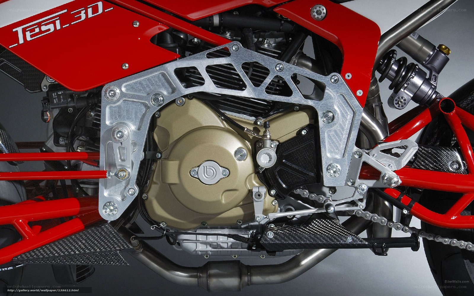 Ducati Testastretta 3D engine