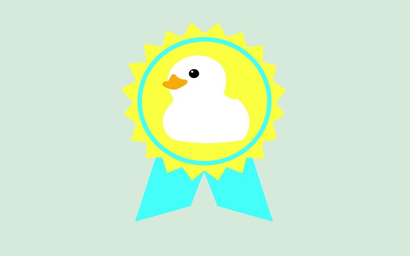 duck award badge
