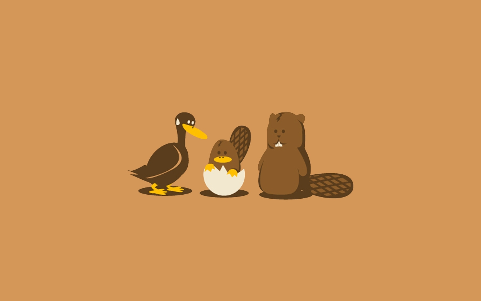 duck beaver platypus