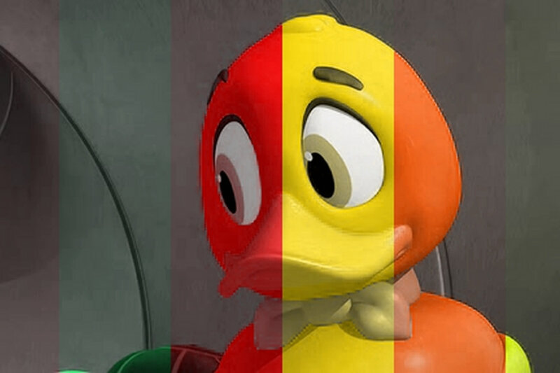 Duck Character Head