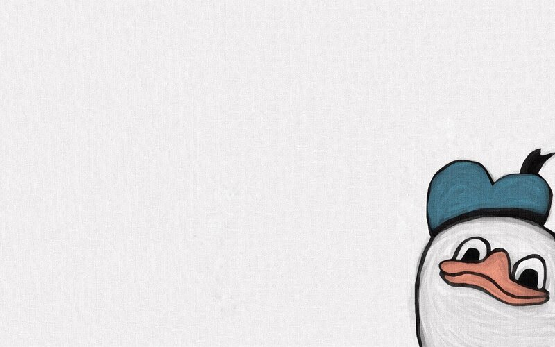 Duck Character in Hat