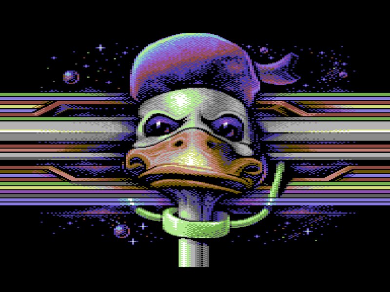 Duck Character in Space