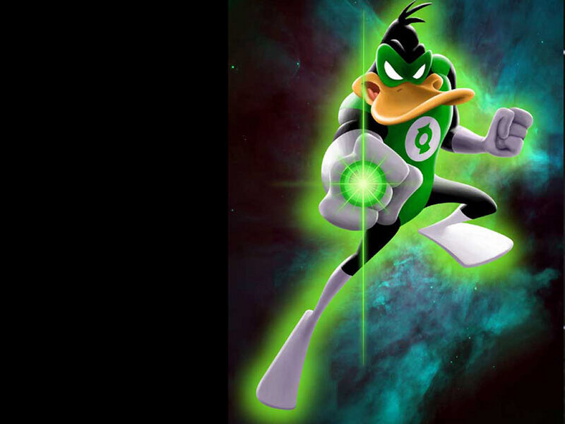 Duck Dodgers in space
