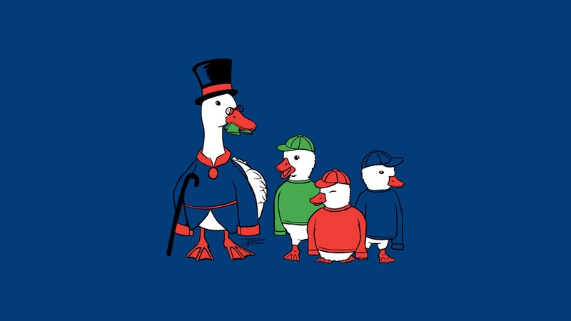 Duck Family Illustration