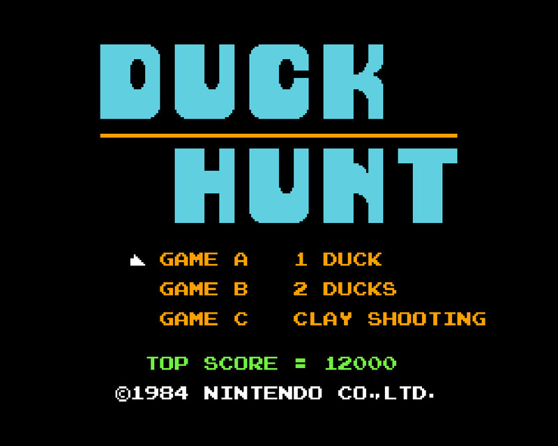 Duck Hunt game menu
