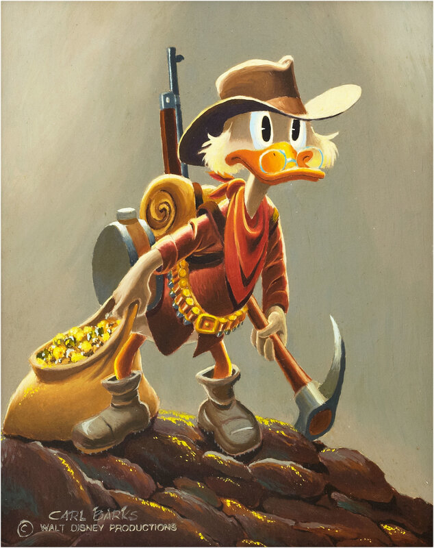 Duck in a cowboy outfit