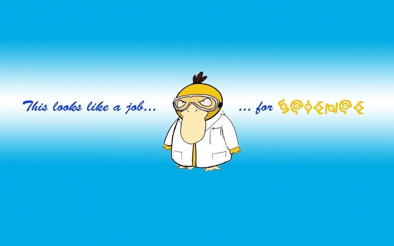 Duck-like Character in Lab Coat