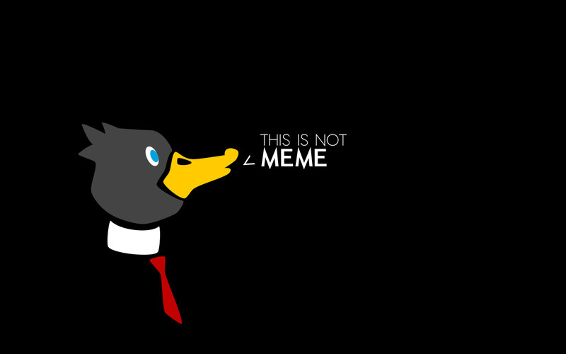duck meme text