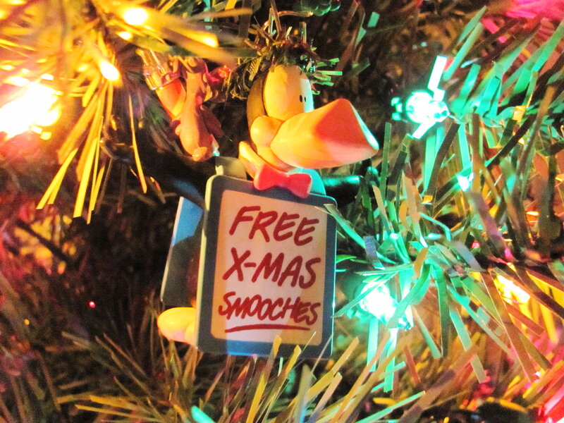Duck Ornament on Tree