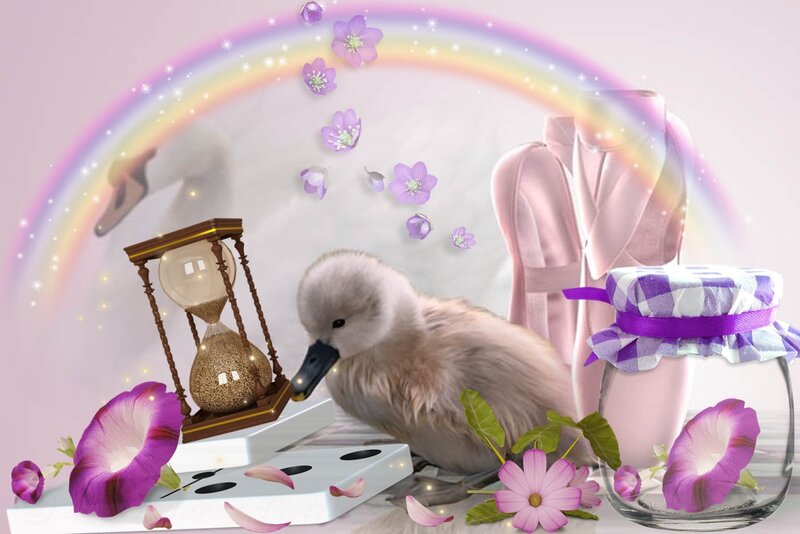Duckling with Hourglass