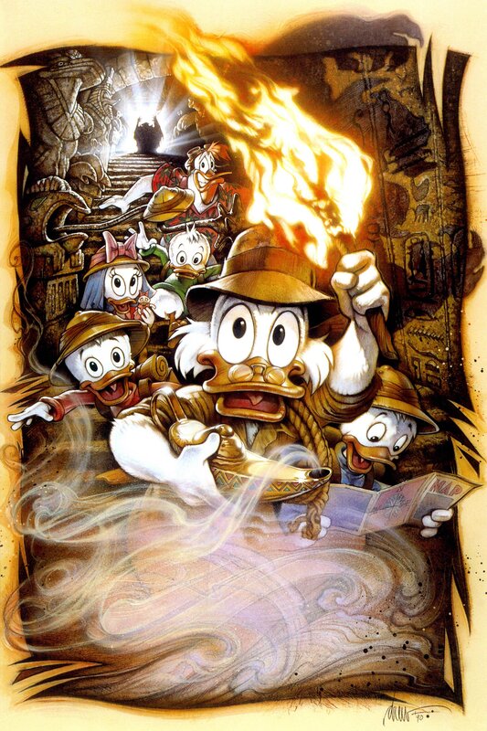 DuckTales adventure in ancient ruins