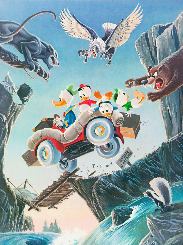 DuckTales car chase adventure