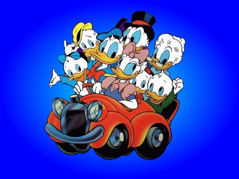 DuckTales family car ride