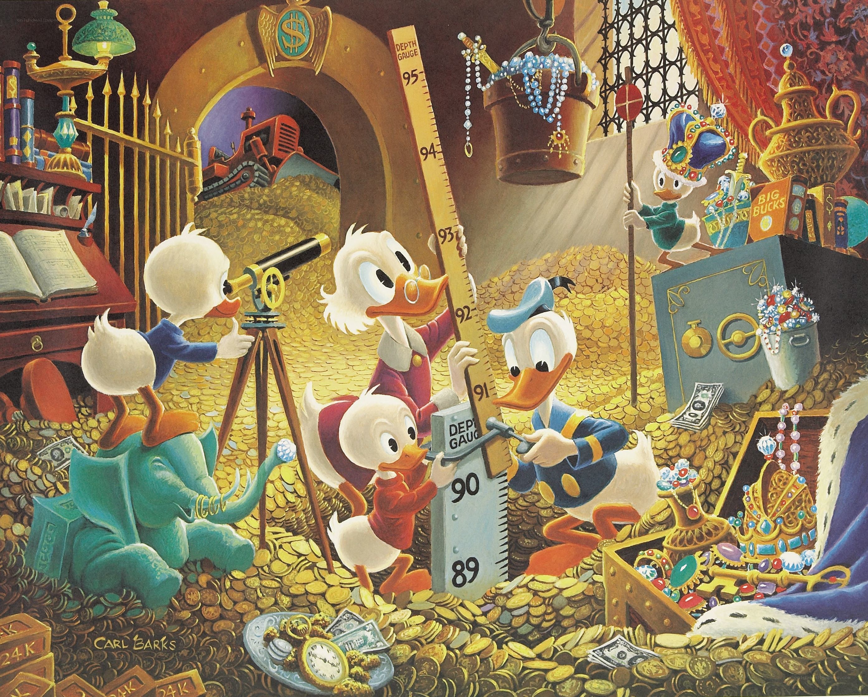 DuckTales treasure room