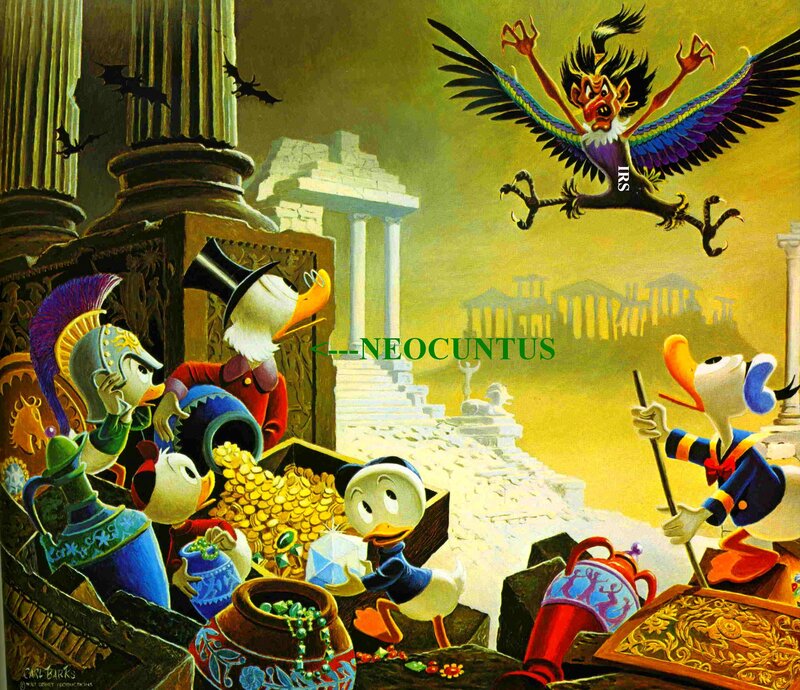 DuckTales treasure scene