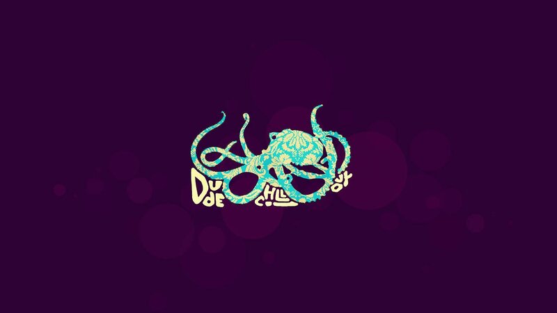 Dude Chilling Octopus Design