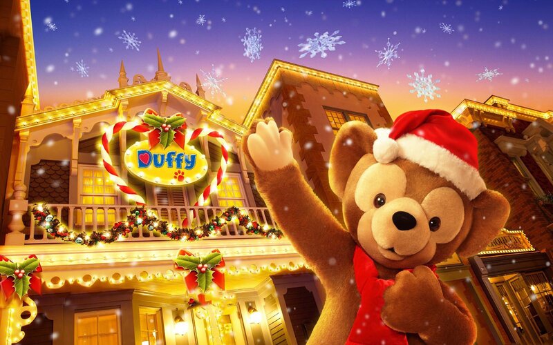 Duffy the Disney Bear at Christmas